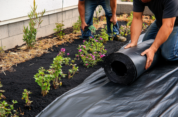 utilisation bache de jardin